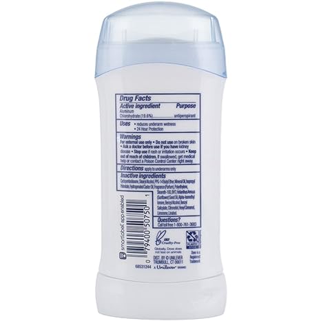 Dove Invisible Solid Deodorant, Fresh, 2.6 Ounce (Pack of 3)