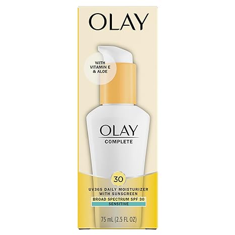 Olay Face Moisturizer Complete Daily Defense All Day Moisturizer With Sunscreen (Paack of 2)