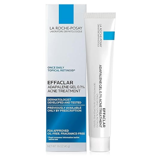 La Roche-Posay Effaclar Adapalene Gel 0.1% Acne Treatment