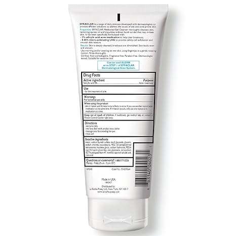 La Roche-Posay Effaclar Medicated Gel Facial Cleanser