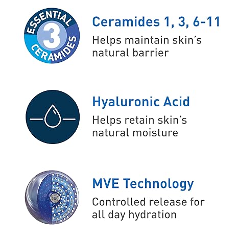 CeraVe Hydrating Facial Cleanser | Moisturizing Non-Foaming Face Wash with Hyaluronic Acid