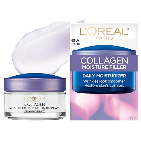 L’Oréal Paris Collagen Daily Face Moisturizer, Reduce Wrinkles, Face Cream 1.7 oz