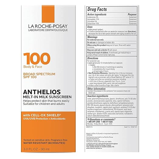 La Roche-Posay Anthelios Melt-In Milk Sunscreen SPF 100