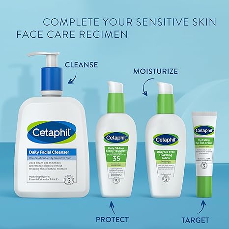 Cetaphil Daily Hydrating Lotion for Face, With Hyaluronic Acid