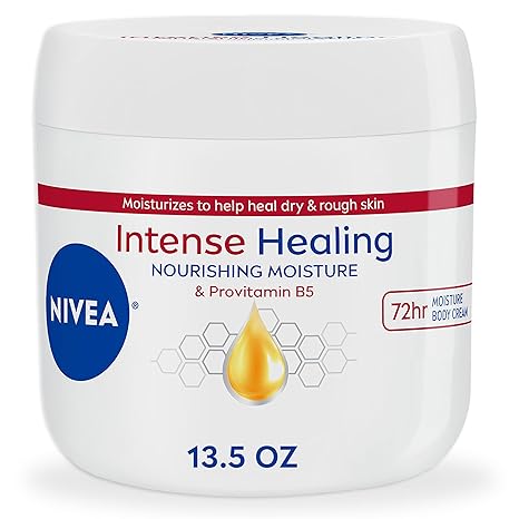 Nivea Intense Healing Cream, Moisturizing Body Cream for Dry Skin