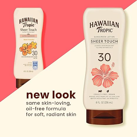 Hawaiian Tropic Sheer Touch Ultra Radiance Lotion Sunscreen SPF 30