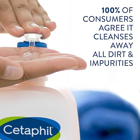 Cetaphil Face Wash, Daily Facial Cleanser for Sensitive, Combination to Oily Skin