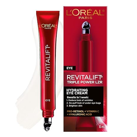 L'Oreal Paris Revitalift Triple Power Anti-Aging Eye Cream Treatment, with Pro Retinol