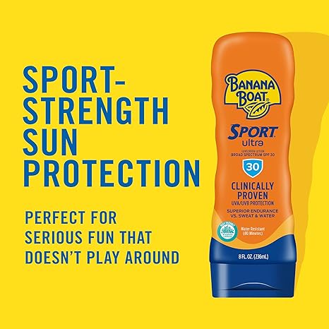 Banana Boat Sport Ultra SPF 30 Sunscreen Lotion, 8oz