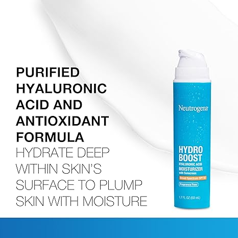 Neutrogena Hydro Boost Hyaluronic Acid Facial Moisturizer with Broad Spectrum SPF 50 Sunscreen