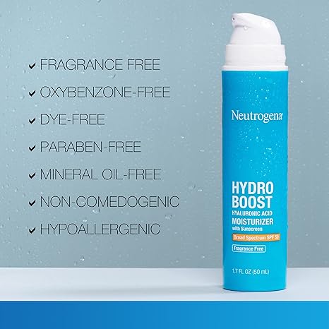 Neutrogena Hydro Boost Hyaluronic Acid Facial Moisturizer with Broad Spectrum SPF 50 Sunscreen