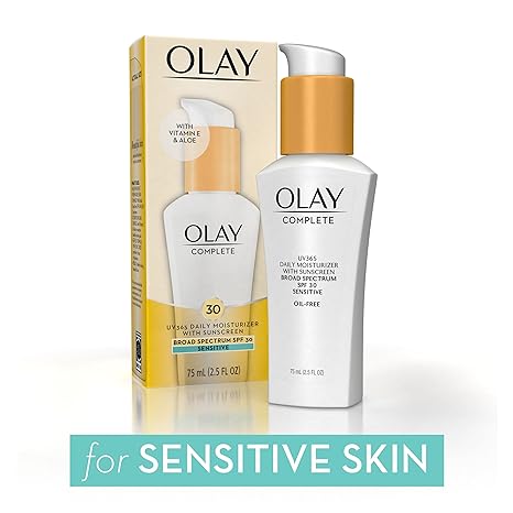 Olay Face Moisturizer Complete Daily Defense All Day Moisturizer With Sunscreen (Paack of 2)