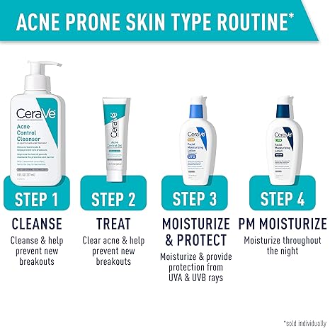 CeraVe Salicylic Acid Acne Treatment with Glycolic Acid and Lactic Acid