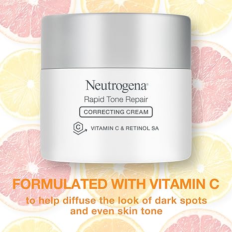 Neutrogena Rapid Tone Repair Retinol + Vitamin C Correcting Cream, 1.7 oz